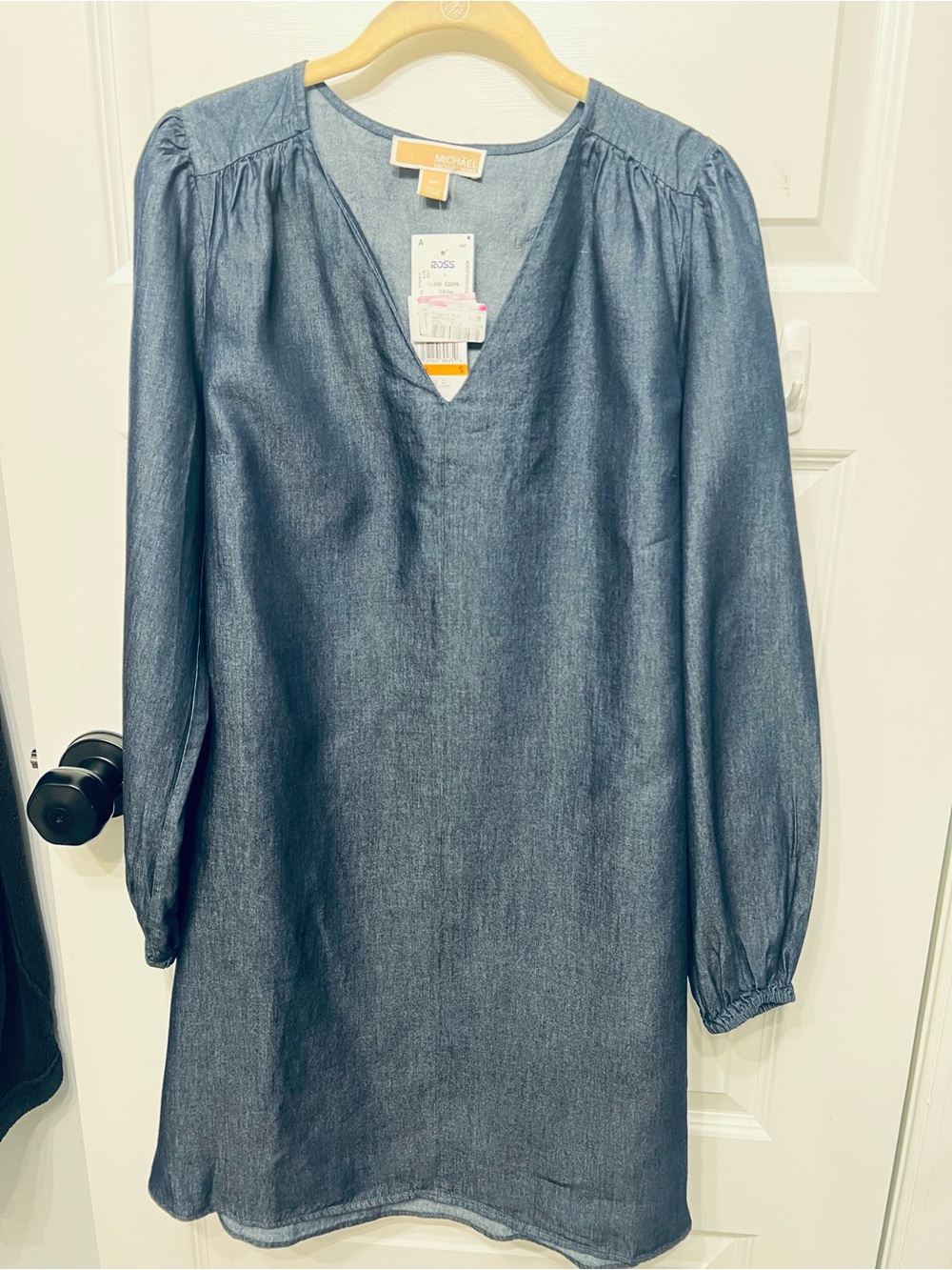 Michael Kors Women's Blue Denim Tunic Dress
